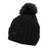 UGG Kabelmütze mit Bommel Einheitsgröße Damen Bommel, Schwarz/Weiß,