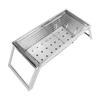 Camping Smoker BBQ Grill Tragbar Multifunktional Edelstahl Holzkohle BBQ Grill für