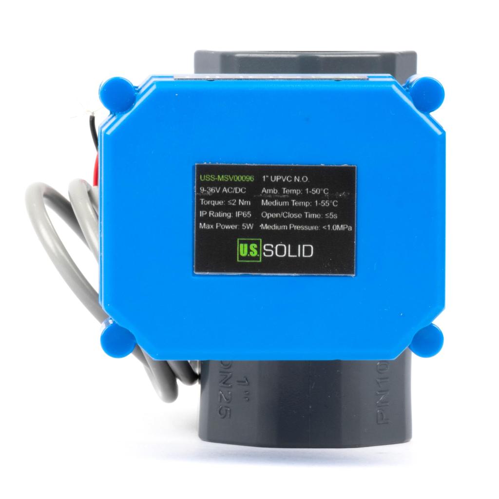 UNS. Massives Elektrisches Kugelhahn 9-36V AC/DC Elektrischer Kugelhahn, 2-Draht Automatischer Rücklauf, Zwei