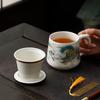 China Baixianglong Office Cup Gift Box White Porcelain Tea Set Business Year Of The Dragon Souvenir Company Annual Meeting Personal Gifts