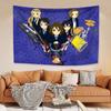 Japanese Anime Wall Hanging Tapestry Kawaii New K-ON! Cartoon Home Decoration Aesthetics Bedroom Dormitory Background