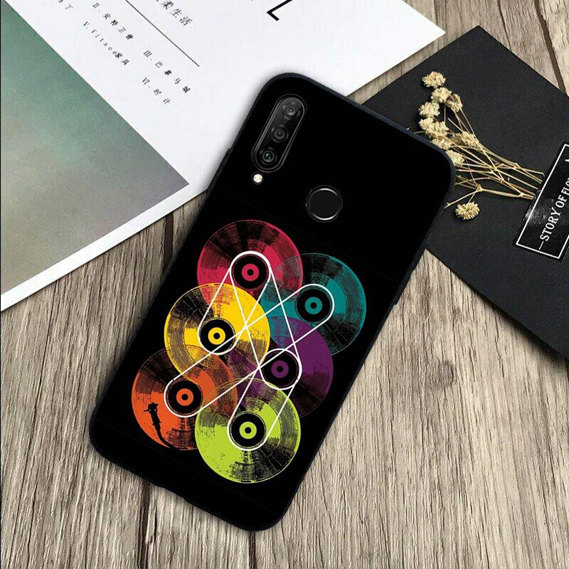 Vinyl DJ Record Art For Huawei Nova 5T 9 10 SE 7i 8i 11i 12i Y73 Y90 Y70 Y72 Y61 Y91 P60 Pro P40 P30 Lite Case