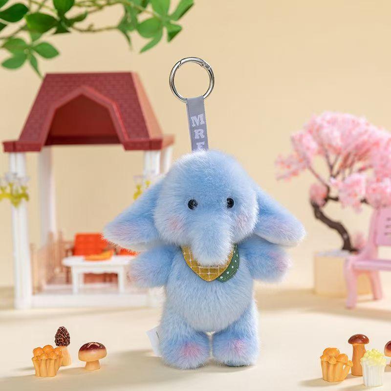 Scented Rabbit Plush Keychain - Fluffy Backpack Clip Gift