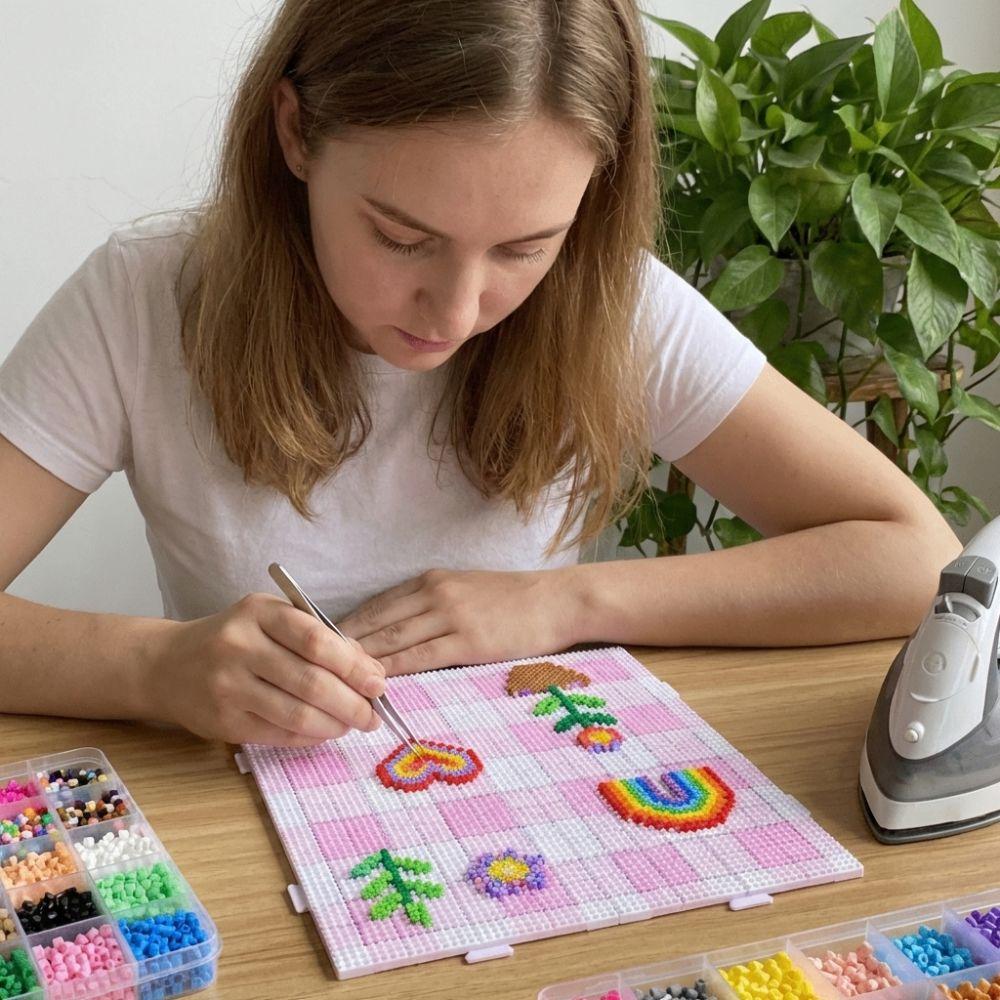 78x78Pins Fuse Beads Pegboards Heat Resistant Hama Beads Pegboards  Craft Supplies