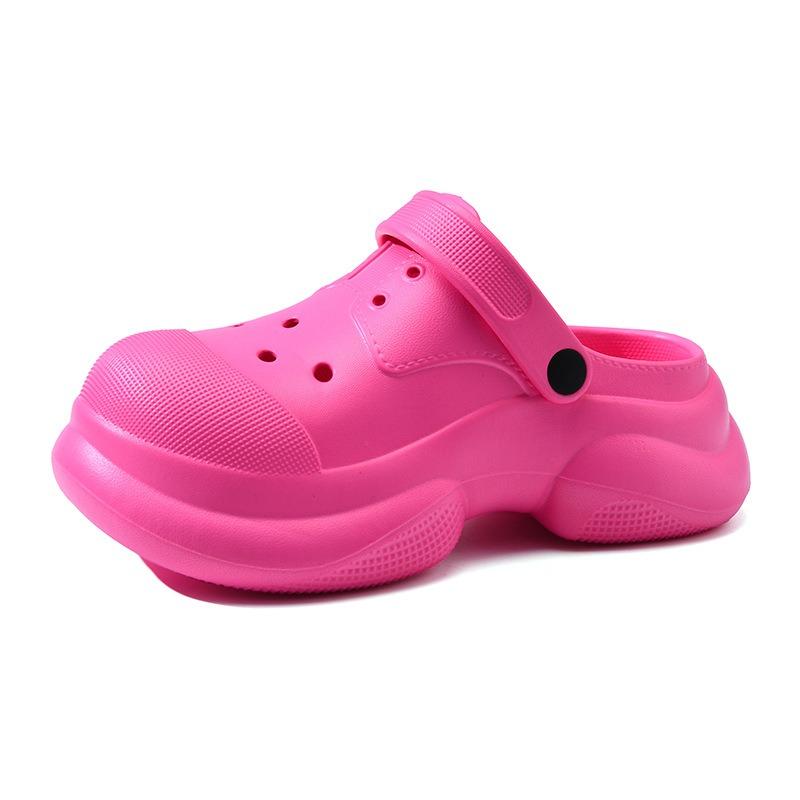 Classic Cloud Thick-soled Hole Shoes Female Cute Sweet Baotou Beach Cool Slippers Female