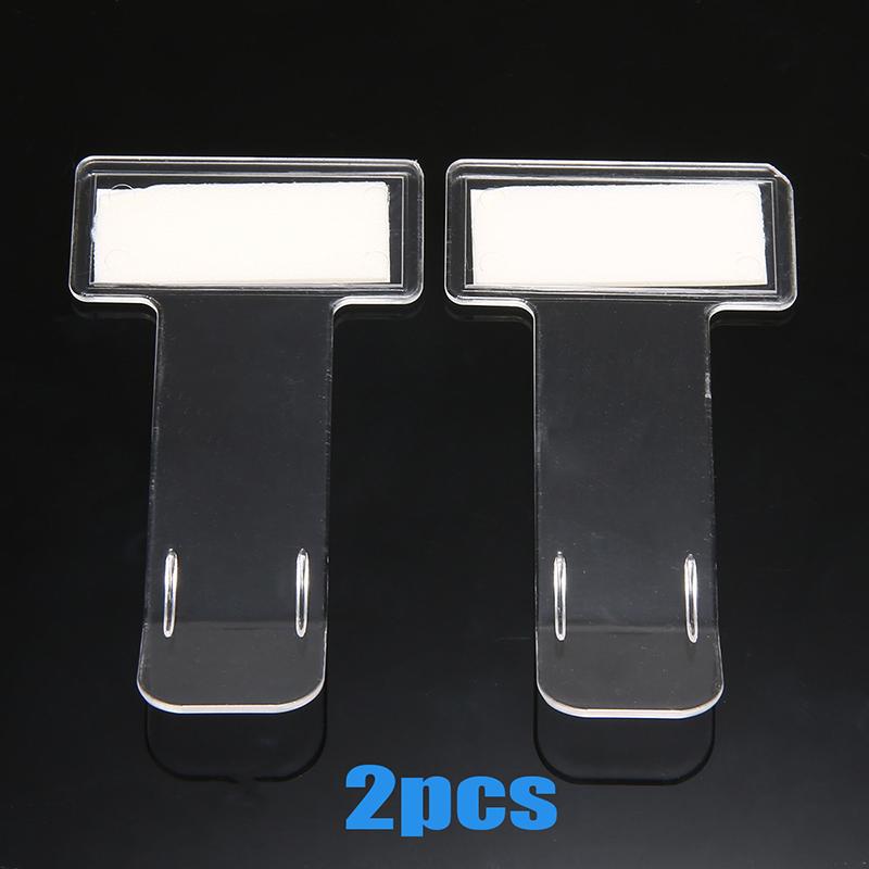 Car Styling Parking Ticket Holder Fastener Card Holder Invoice Receipt Mounting Fastener Plastic Organizer Windshield Sticker