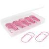 Pink Jumbo Paper Clips, Large, Non-Skid and Smooth, 50 Clips/Box