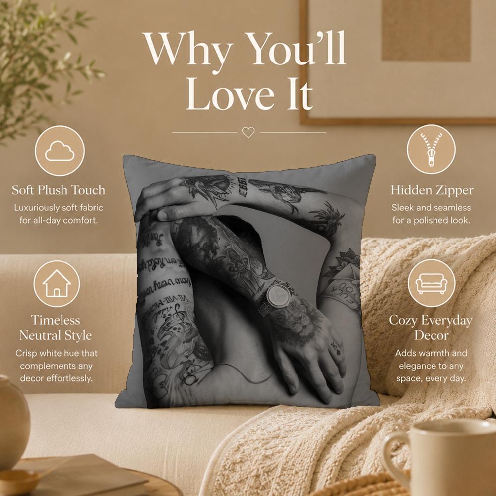 Singer D-Daniel AveryS Cushion Cover Double-Sided Printed Pillow Cover Hypoallergenic Dust-Mite Proof