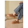 Winter Cotton Slippers for Keeping Warm At Home with Thick Velvet and Fur, Indoor Non Slip Cotton Slippers for Home Use