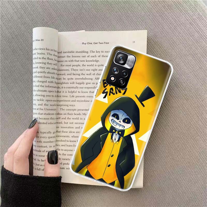 Undertale Sans Doggo Phone Case For Xiaomi Poco X4 F4 GT X3 NFC X5 X6 X7 Pro 5G M5 M5S M3 F5 Mi F6 F3 F2 F1 Cover Coque Fundas T