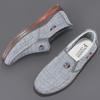 Men's Slip-on Old Beijing Canvas Shoes - Breathable, Non-slip, Wear-resistant Sole, Spring/Autumn Casual Footwear