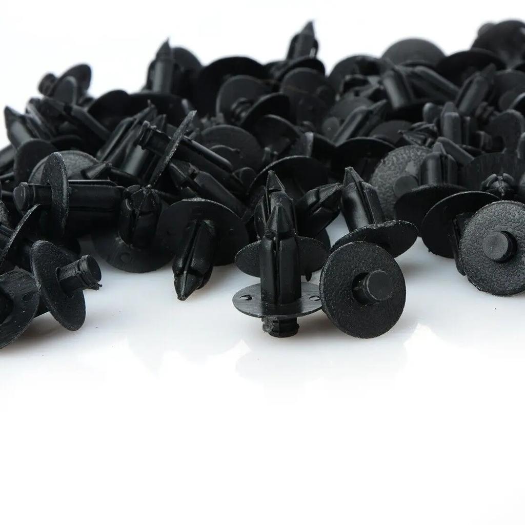 10/20/50Pcs 8mm Hole Bike Fasteners Plastic Rivet Fairing Trim Clips for Honda Yamaha Suzuki Automobiles Parts Car Interior