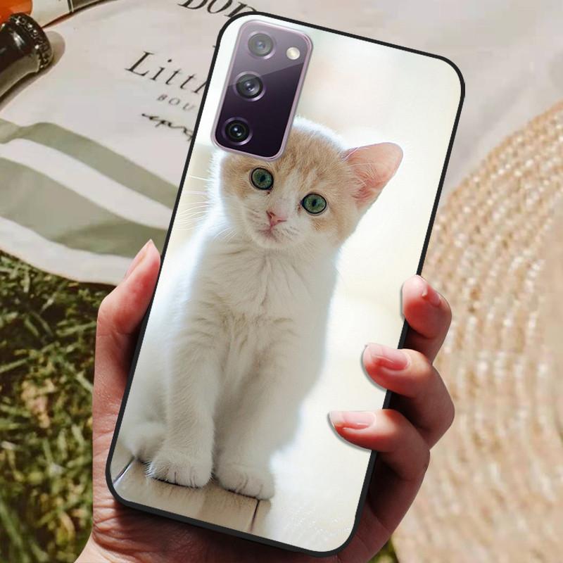 For Samsung Galaxy S20 FE S20FE Case Fashion Silicone Cover For Samsung S20 Fan Edition S20 Lite S 20 FE Phone Case Black Bumper
