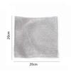 20cm Steel Wire Cleaning Cloth Double -layer Non -stick Oil Iron Dishrag Kitchen Pan Pot Dishes Cloths Rag Napery Dishcloth Rags