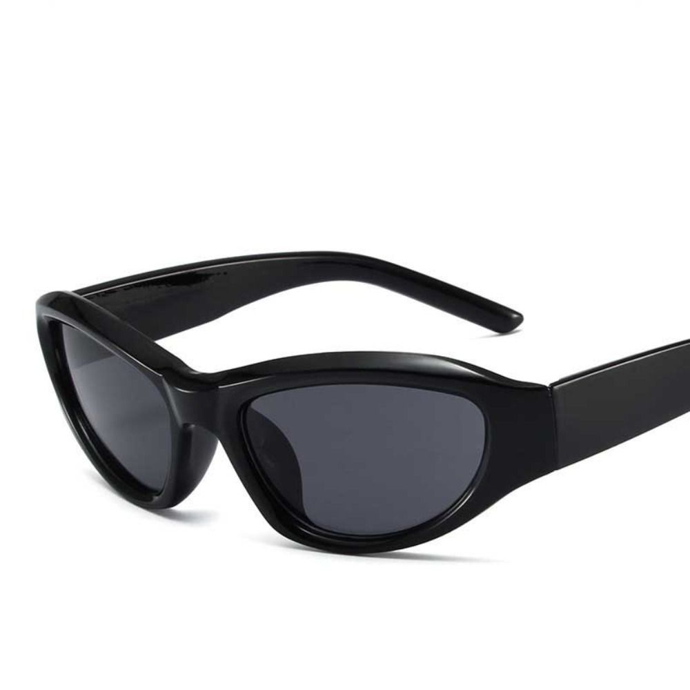 New Y2K Sports Punk Sunglasses Ladies Men Fashion Oval Sun Durable Glasses UV400 Retro Goggle Colorful Mirror Eyewear