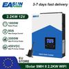 EASUN POWER 6.2KW 4.2KW 3.2KW 2.2KW Hybrid Solar Inverter with WIFI MPPT 120A Charge 12V/24V/48V LiFePo4 Battery PV Output 500V
