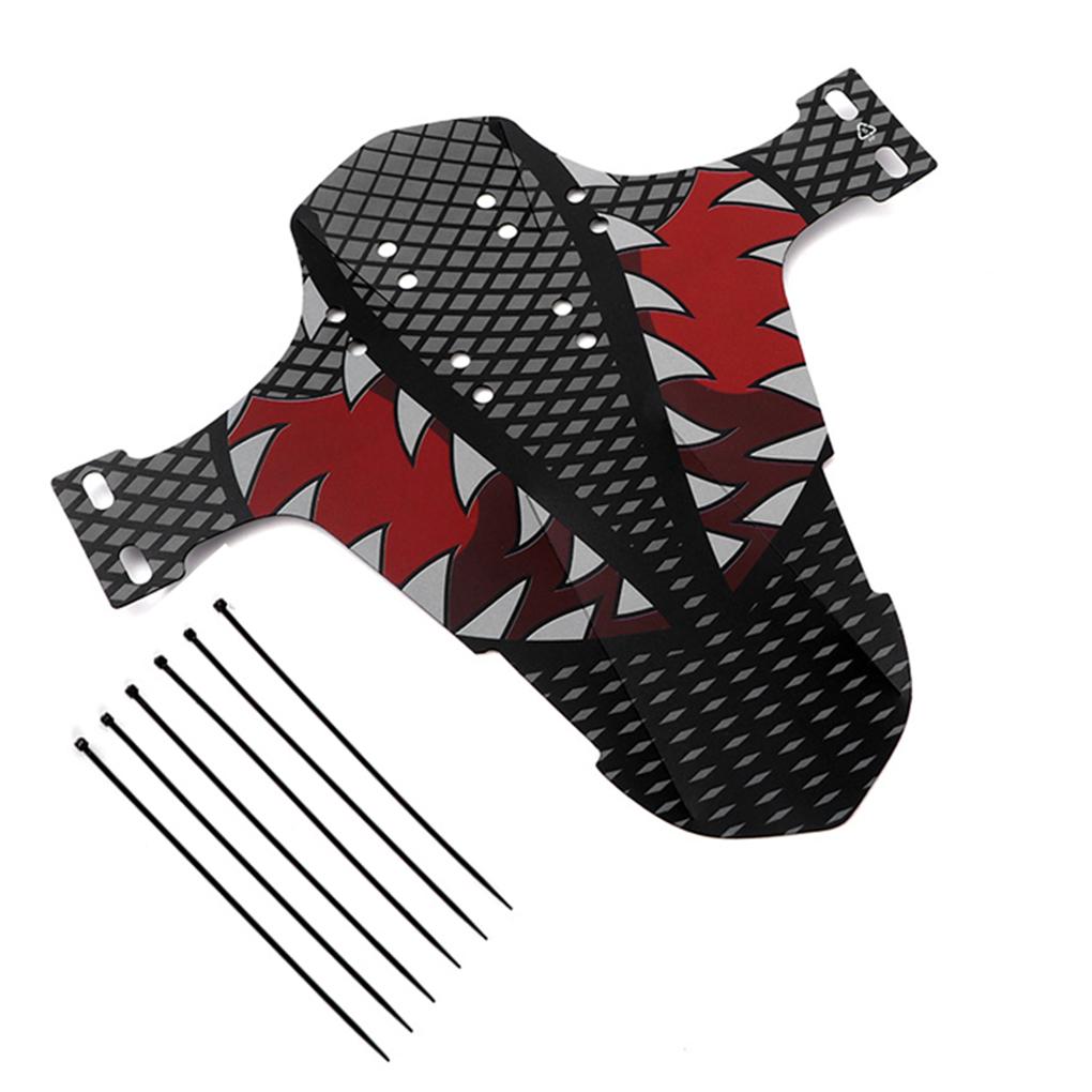 1Pcs Mountain Bike Mudguard 3D Carbon Fiber Twill MTB Fender Front/Rear Tire Wheel Universal Suitable for Disc Brake
