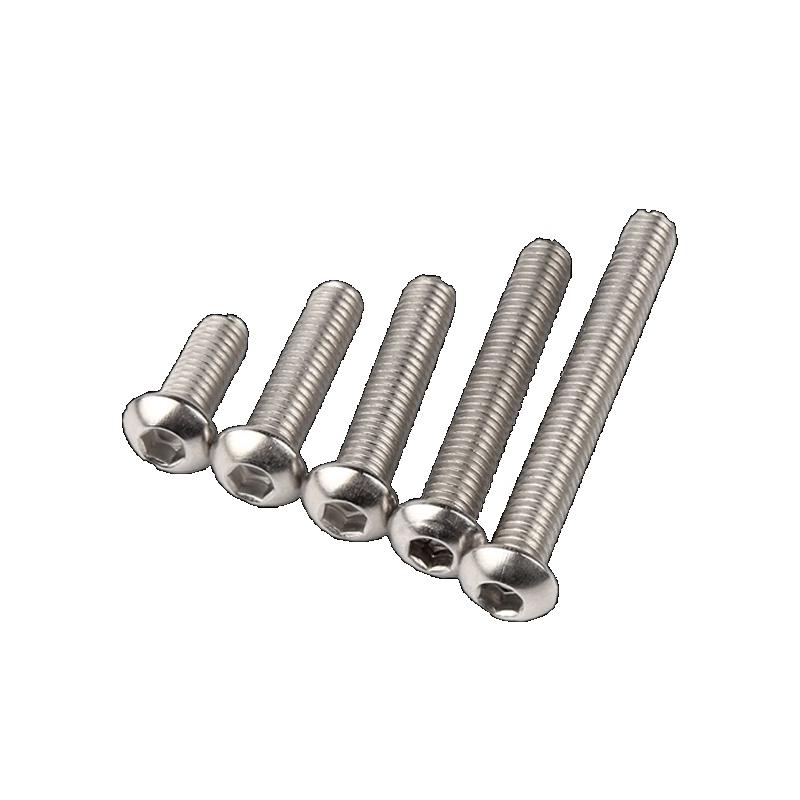 Huixiang A2-70 Stainless Steel Hex Socket Button Head Machine Screws