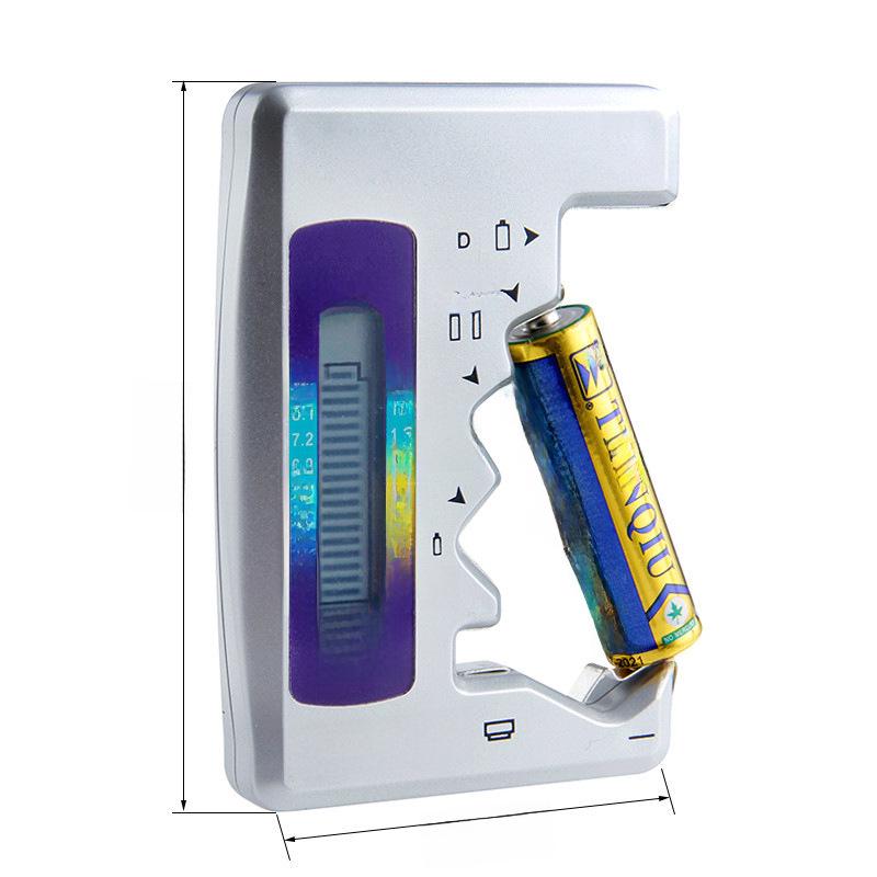 Digitální tester baterií s ukazatelem napětí pro 1,5V/9V baterie