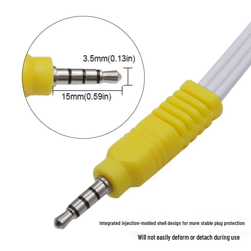 RCA to 3.5mm One-to-Three AV Adapter Cable for Skyworth/TCL