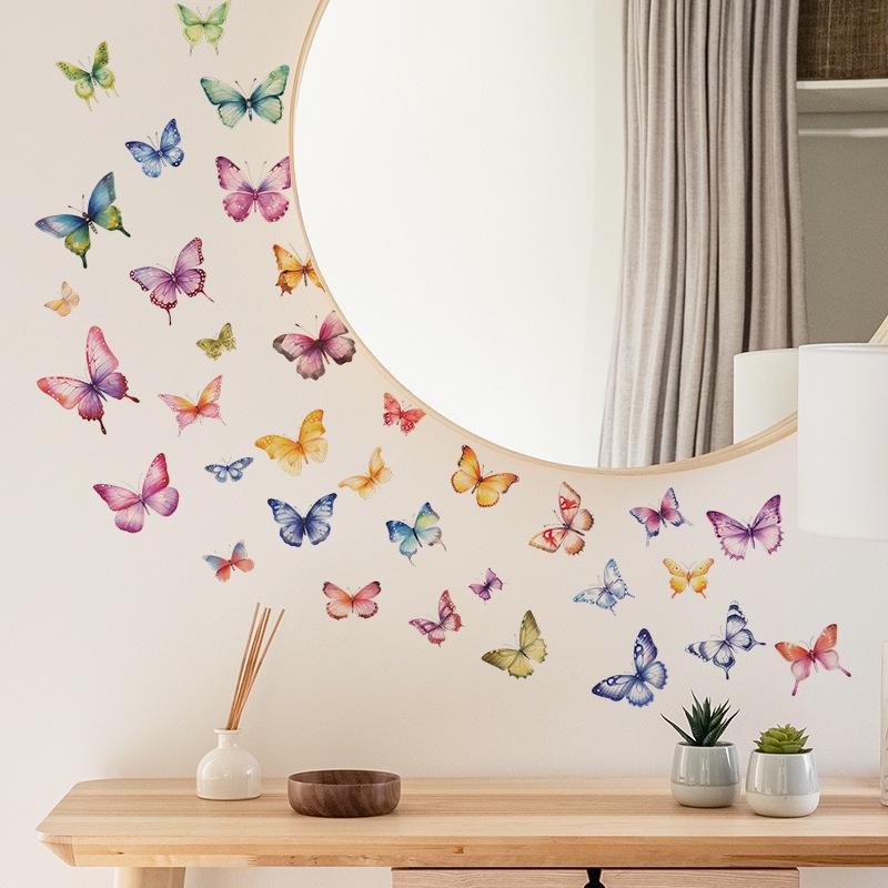 Colorful Butterfly Wall Sticker for Bedroom, Living Room, Kitchen Decoration