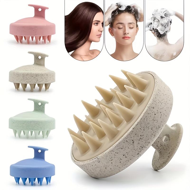 Scalp Massaging Hair Washing Tool, Silicone Comb for Shampooing, Head Massager Brush.