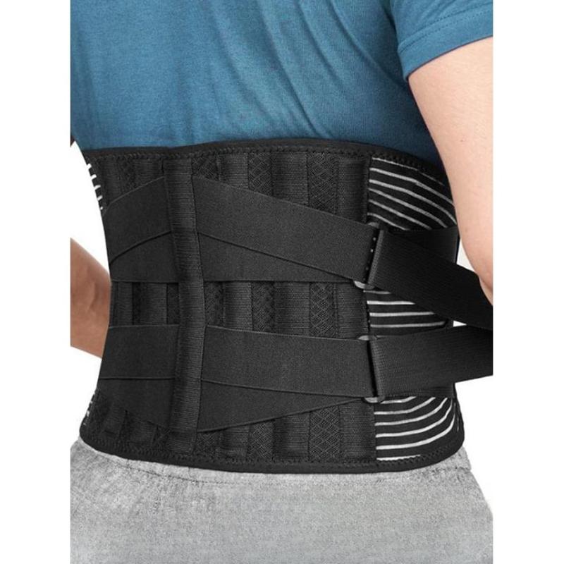 

Пояс для поддержки поясницы при боли в пояснице, грыжах межпозвоночных дисков и сколиозе L( 105-120 см) чёрный