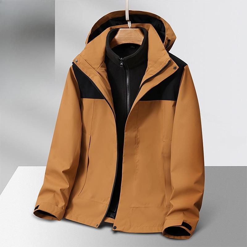 Jacket Three-in-one Polar Fleece Lining Couple Style Outdoor Hooded Jacket