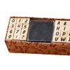 40Pcs/Set Elegant English Pattern DIY Stamp Beautiful Handmade Wood Craft Stamp for