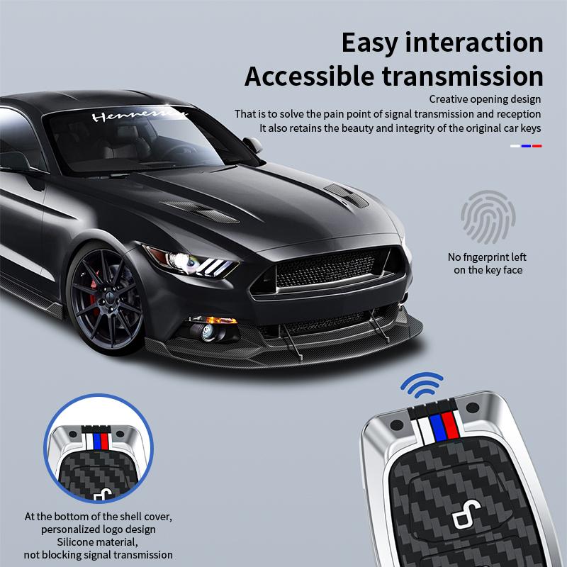 Car Remote Smart Key Case Cover Shell Fob for Ford Fiesta Focus 3 4 Mondeo Ecosport Kuga Focus ST Protector Car Accessories