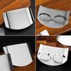 Finger Guard Protector Adjustable Finger Protector for Cutting Food Stainless Steel Chopping Protector Finger Guard Avoid