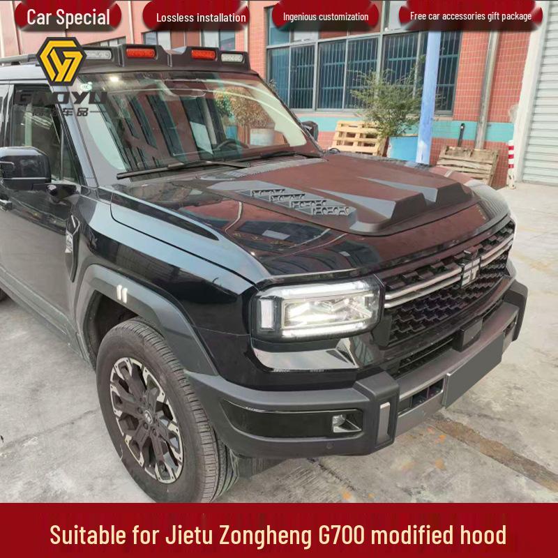 Kryt kapoty a chránič motoru Jetour Zongheng G700 - Off-road ochrana proti písku a kamení.