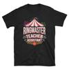Circus Ringmaster Teacher Assistant  T Shirt Vintage Washed Slightly Homme Fashion Comfortable Streetwear Breathable Stretched