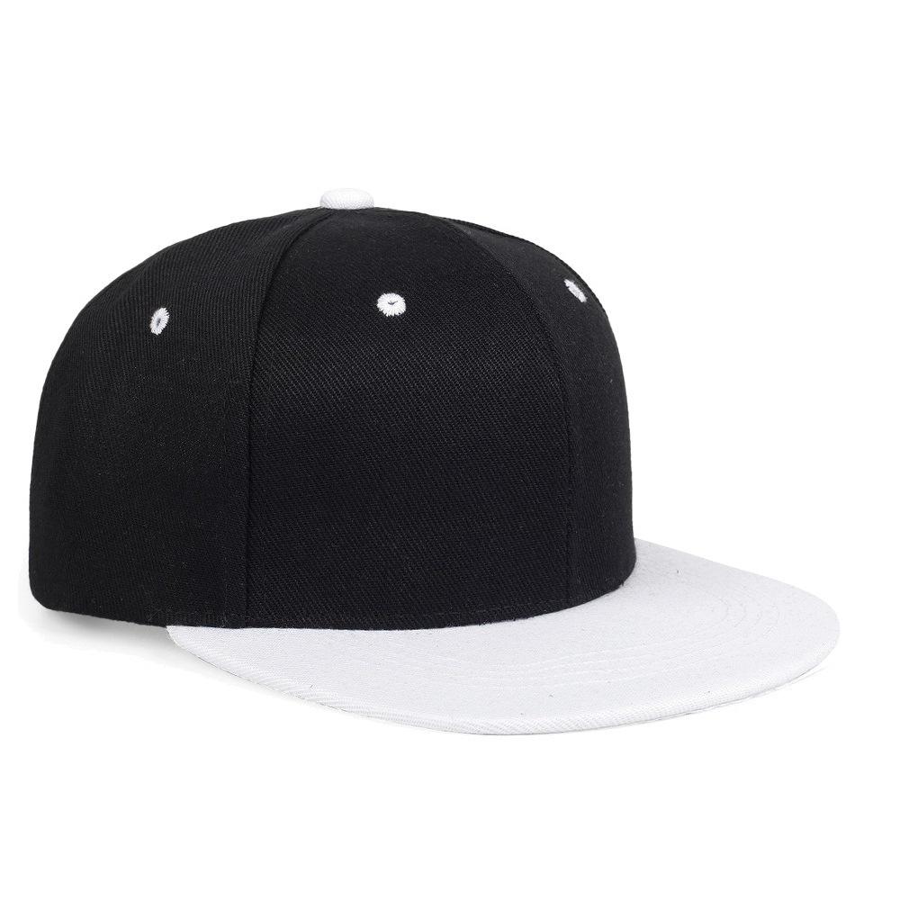 European-American Hip Hop Flat-Brim Cap with Custom Logo Embroidery - Trendy Street Dance Baseball Hat