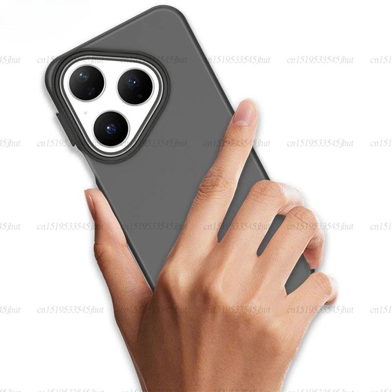 Anti-Drop Candy Color Case For Huawei Pura 80 Matte Transparent Case Huawei Pura 80 Ultra 80 Pro+ Cover For Huawei Pura 80 Case