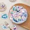 53/106PCS Starry Sky Watercolor Creatures Sticker Notebook Graffiti Stationery Waterproof Coffee Waterproof Scrapbook Decals
