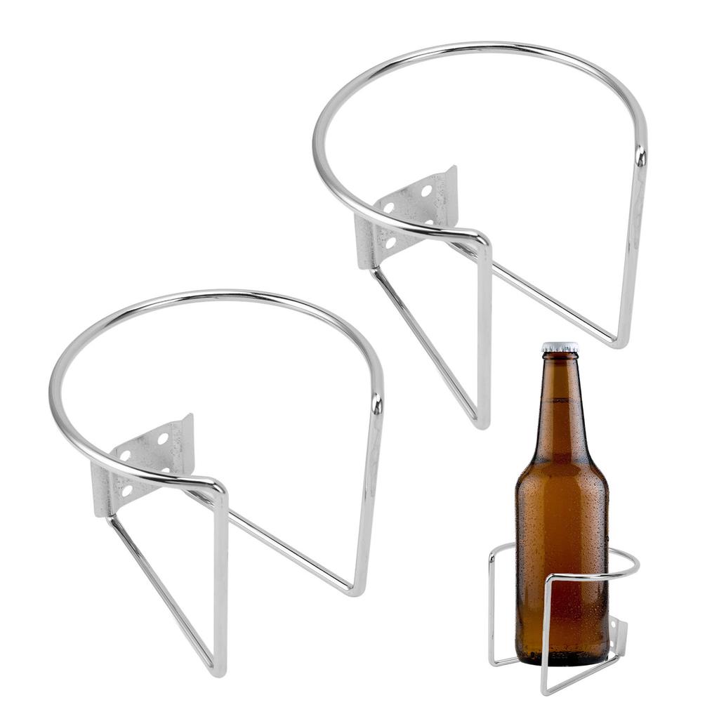 2Pcs Boat Cup Holder Multifunctional   Stainless Steel Drink Holder for Boat Yacht Truck Car Apartment RV
