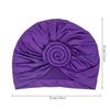 Women Knotted Turban Bonnet Hijab Cap Headband Muslim Hat Head Cover Hair Accessories