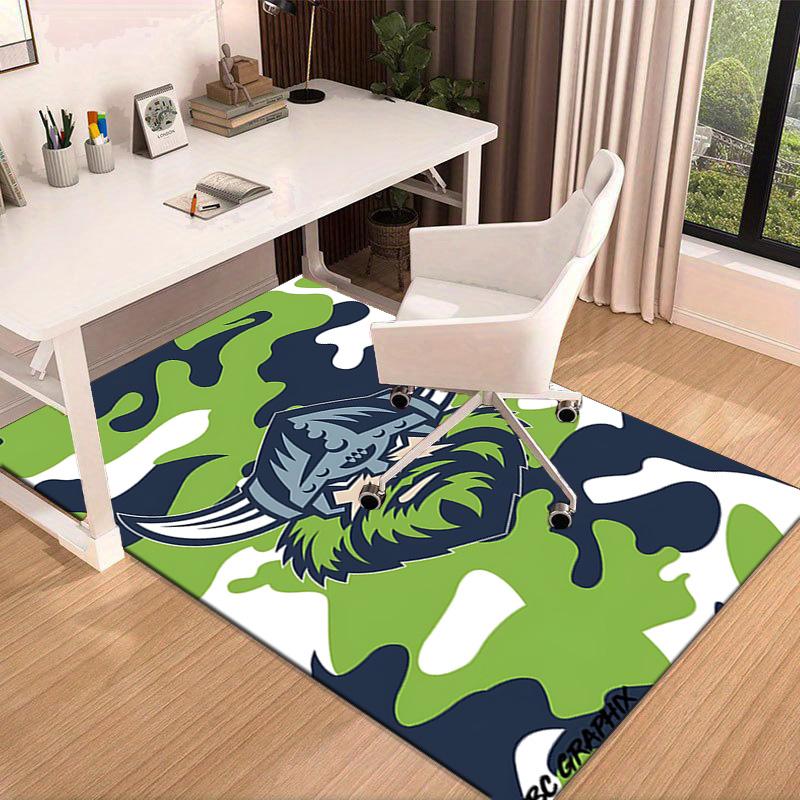 Canberra Camouflage Warrior Area Rug Office rug, Chair Rug, Decor Carpet Livingroom bedroom Mat, Large Size Fan gifts Christmas gifts