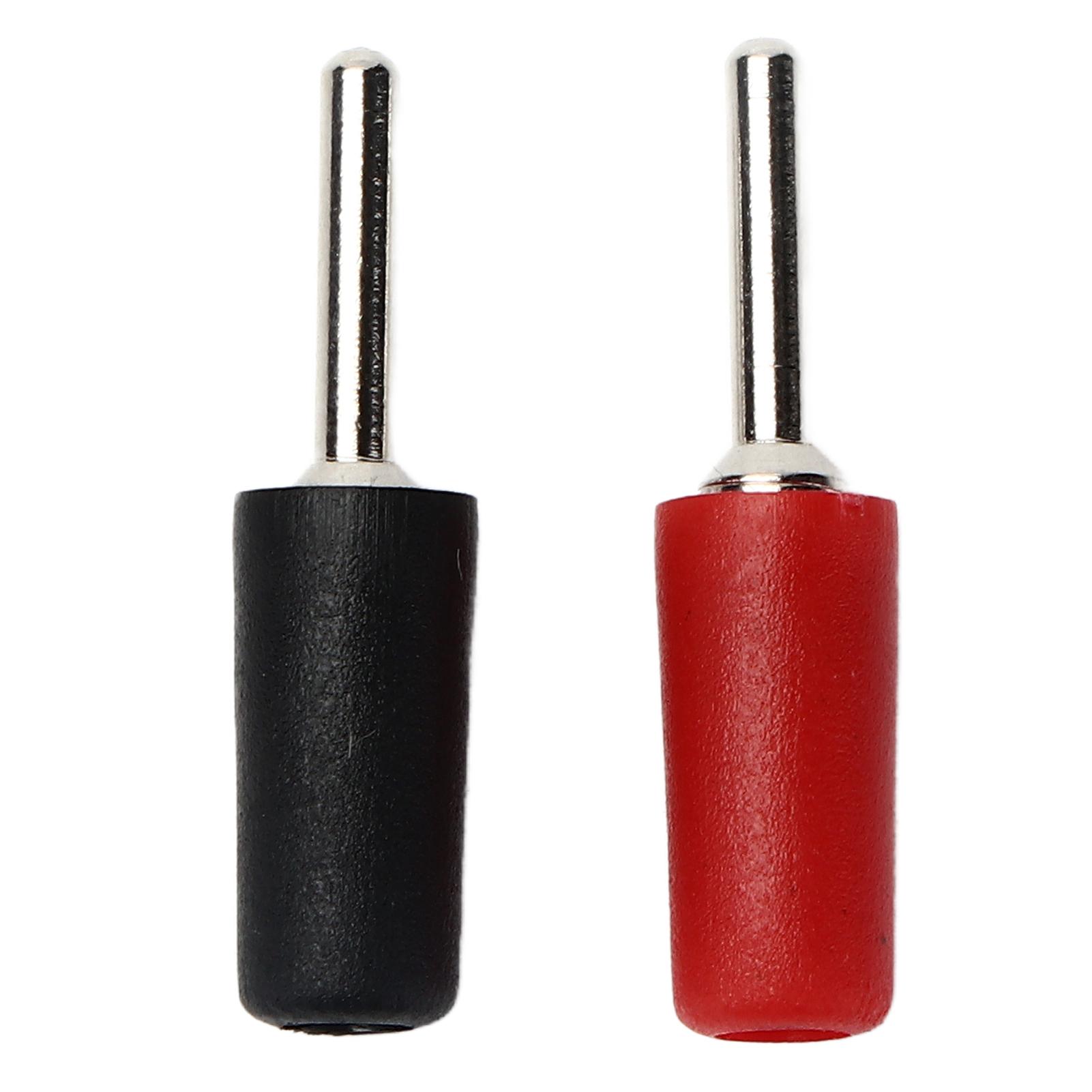 

5 шт. штекер бананового типа из никелированной латуни, прямой, для внутренней пружинной панели гнезда J.10001 2 мм(Красный Черный )