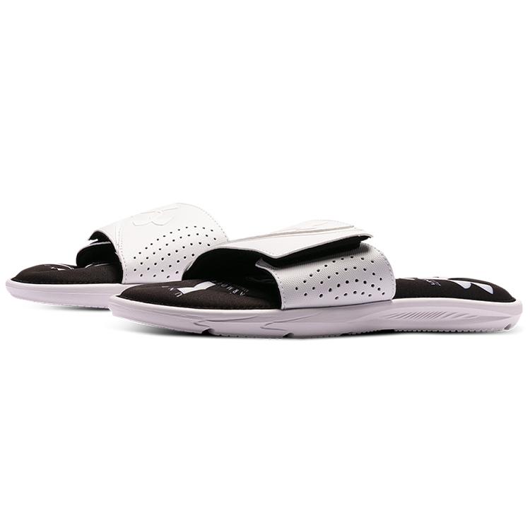 Under Armour Ignite 6 Graphic Strap Slide 'White' 3024451-101