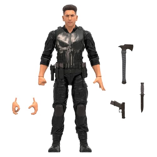 Серия Marvel Legends Сорвиголова: Коллекционная фигурка Punisher «Рожденный заново» 6 дюймов