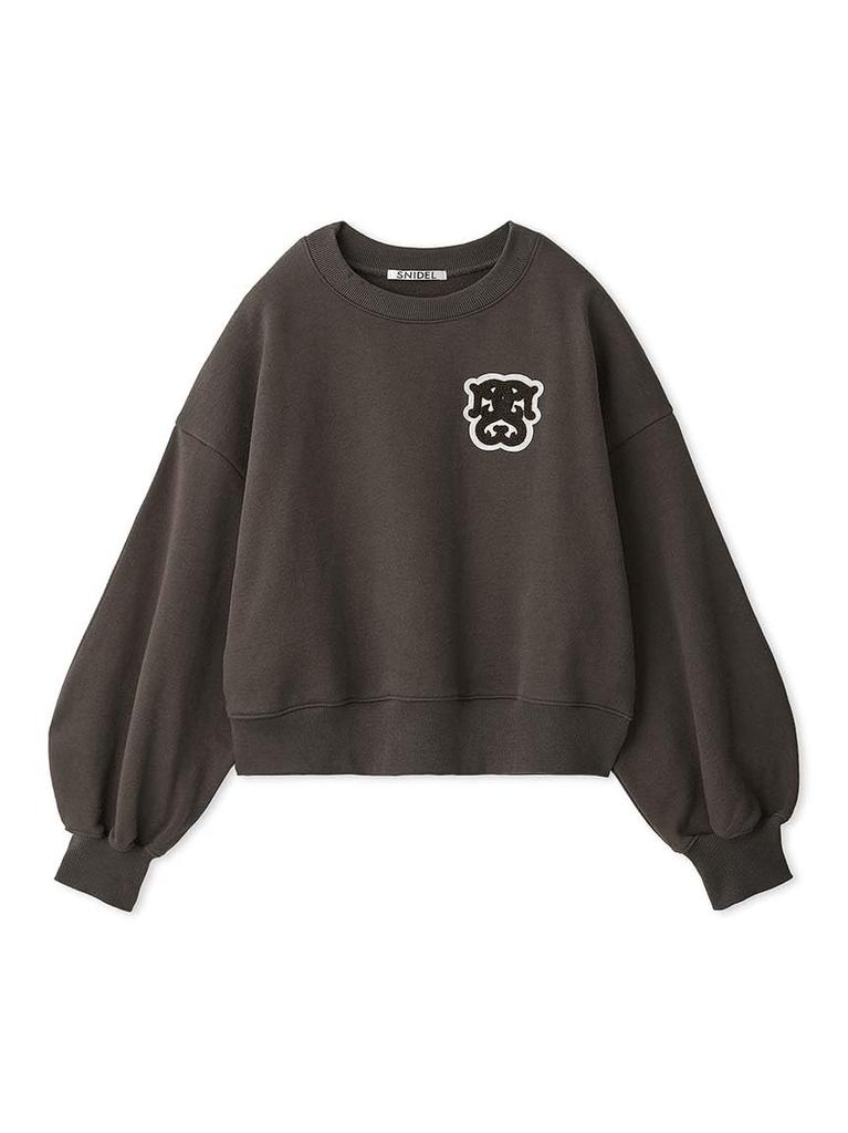 Snidel Sustaina Patch Logo Sweatshirt SWCT245035 Women's BRW
