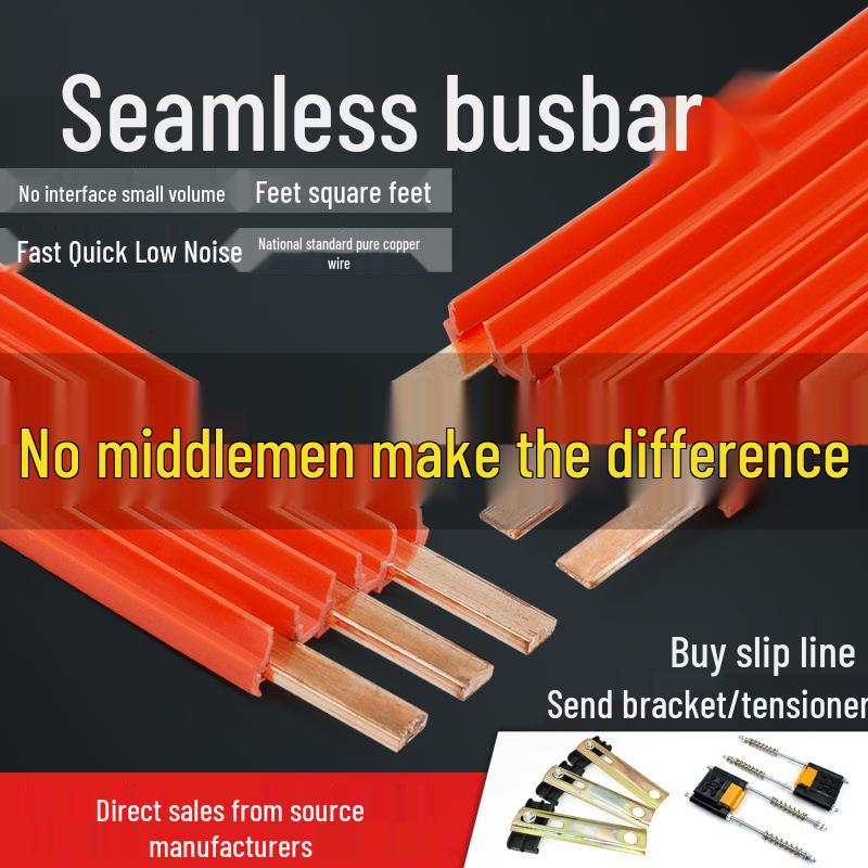 

Seamless Crane Trolley Conductive Rail System, 3/4/6 Pole 1 Pole 6 Square