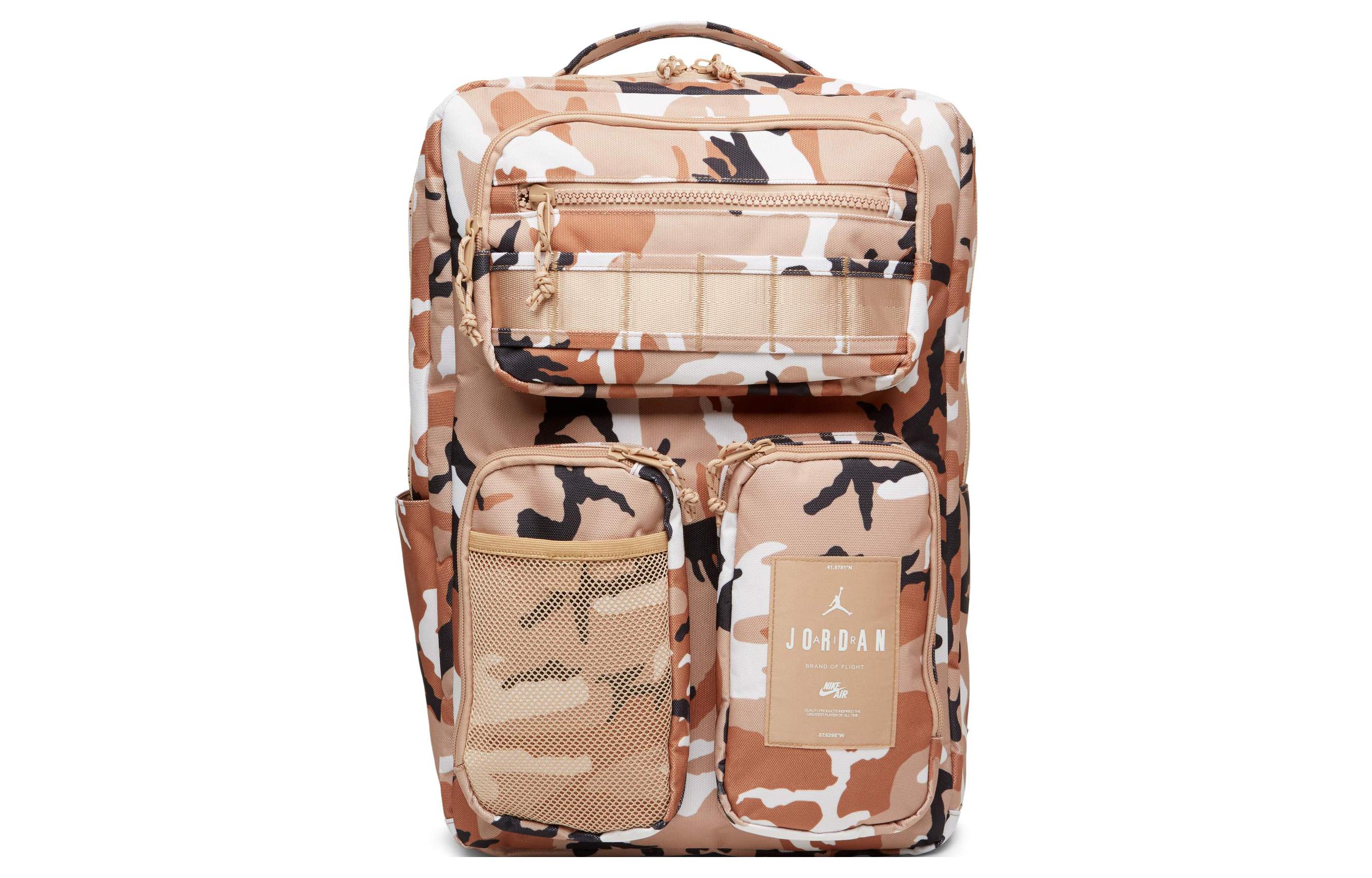 Jordan Polyester Backpack Regular Men s Desert Camouflage FV2566-277