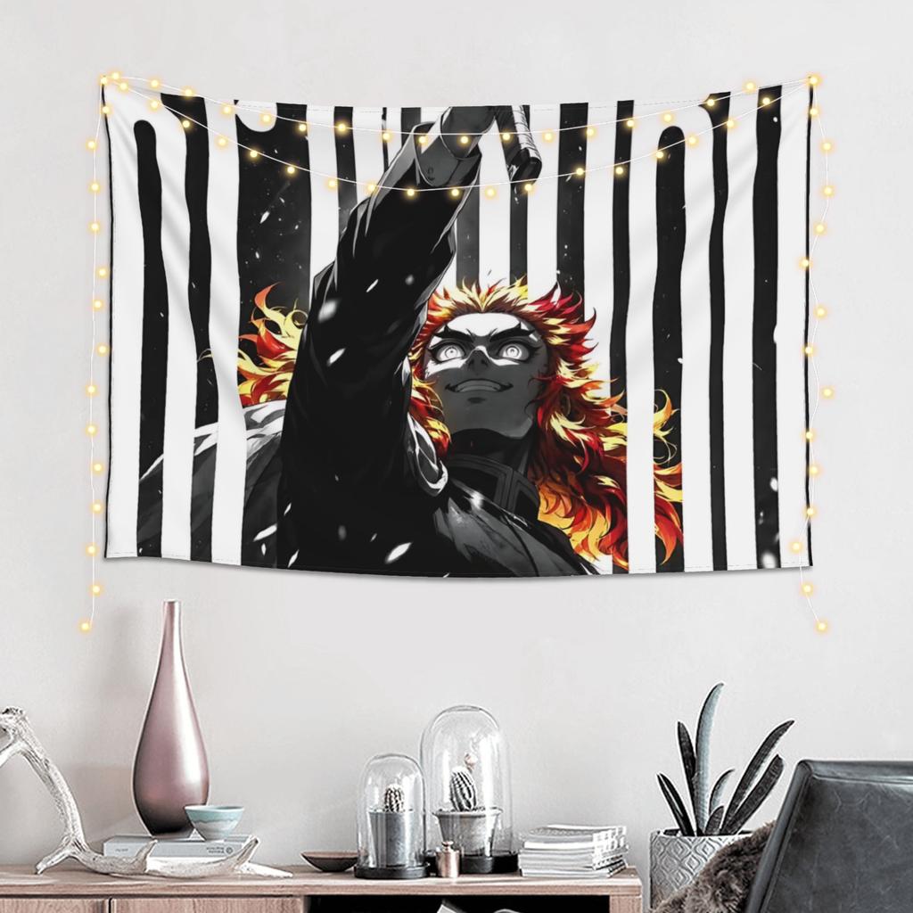 Demon Slayer Cutecore Tapestry Wall Hanging Blanket Tapestry Home Decor Items Wall Decorations