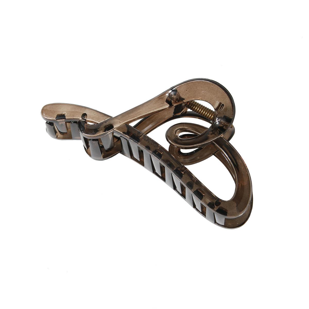 

Матовая заколка-клипса для волос Любовь , модная, нишевая, высокого класса, заколка-акула для волос, аксессуары для волос 1PCS