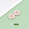 White Shirt Buttons Men'S And Women'S Clothes Shirt High-End Ceramic Buttons Versatile Round Black High-End Button Accessories