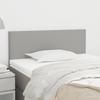 VidaXL Headboard Bedroom Furniture Bed Accessory Single Bed Headboard Interior Light Grey 90x5x78/88 345744