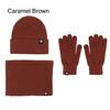 Casual Knit Winter Hat Warm Fleece Neck Scarf Trendy Winter Set  for Women Men